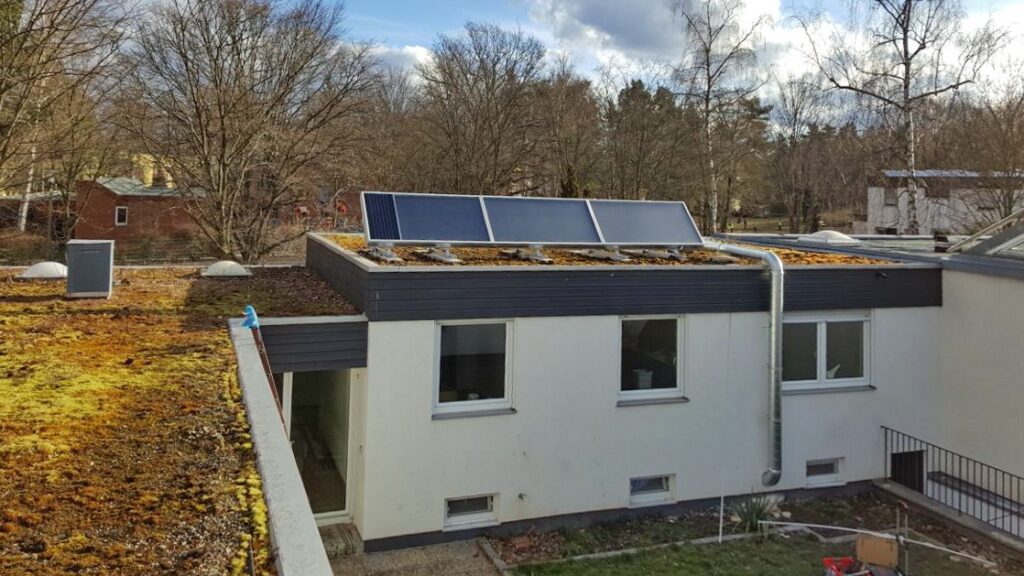 Solar heating for basement room from Grammer Solar®.